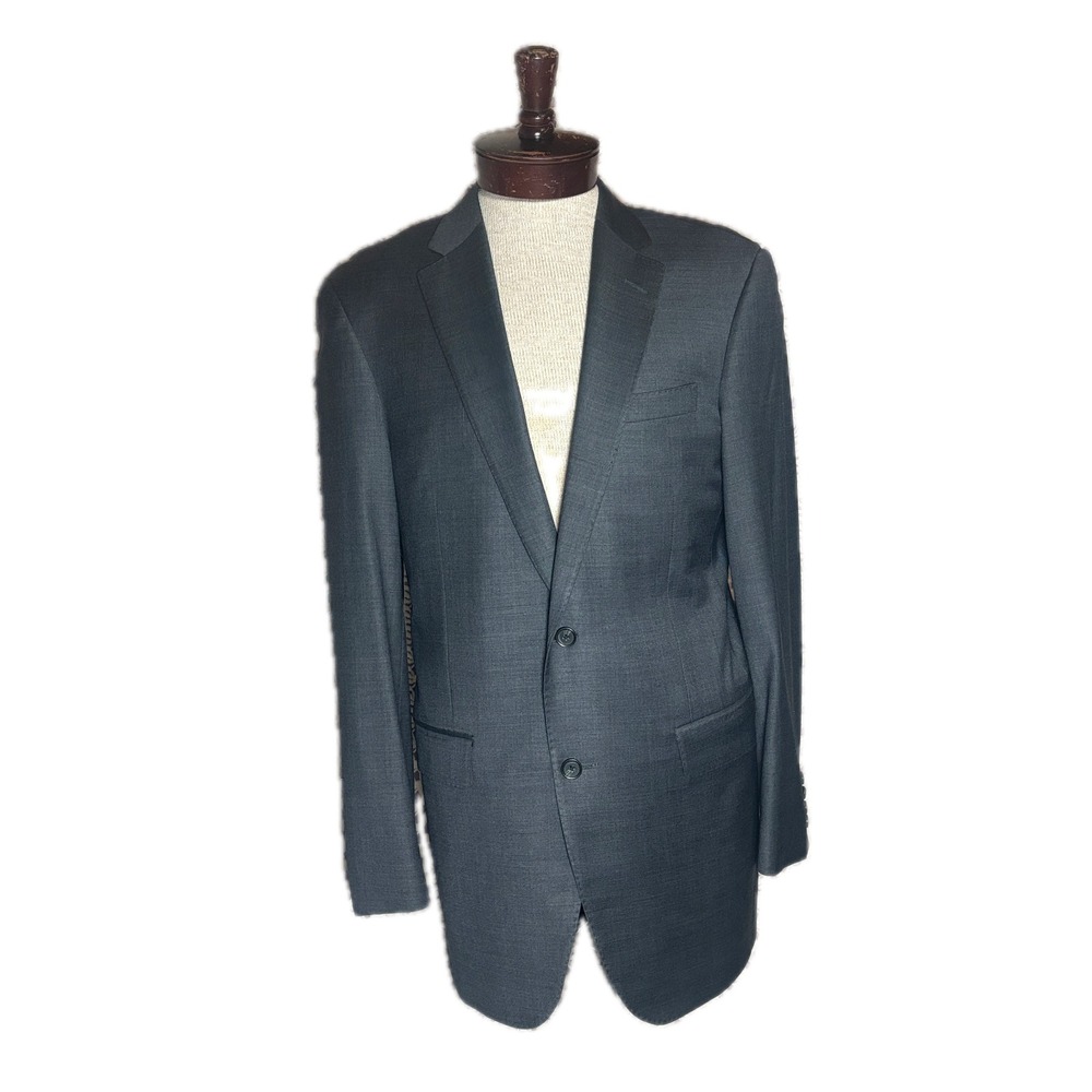 Samuelsohn Wool Suit Performance Super 130s Gray US Sz 40 W36x33 Canada - Picture 2 of 12